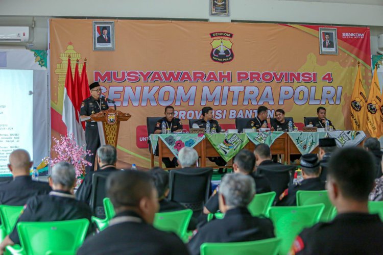 H. Pardiono Sampaikan Laporan Pertanggungjawaban di Musprov IV Senkom Banten