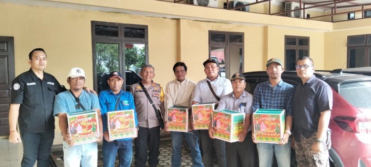 Kapolres Simalungun Berbagi Kasih Natal dengan Insan Pers Wujud Nyata Polri Peduli