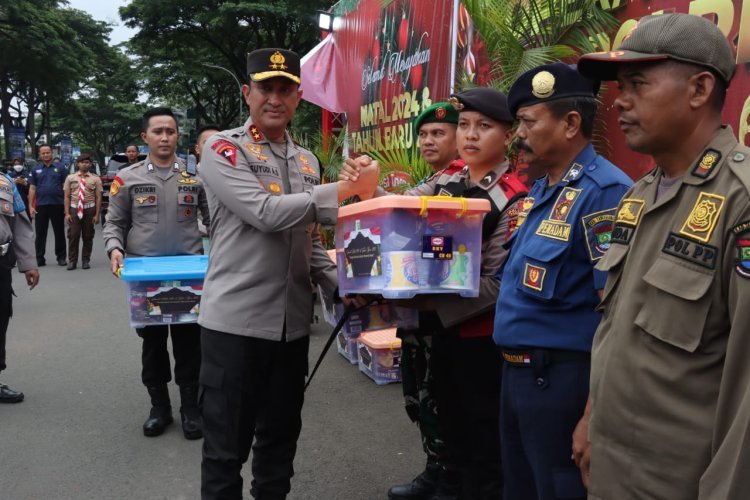 Kapolda Banten Tinjau Pos Pengamanan Polresta Tangerang