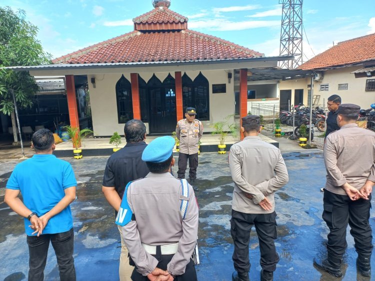 Personil Polsek Cikupa Gelar Apel Pagi, Pastikan Keamanan Mako dan Tahanan Terjaga