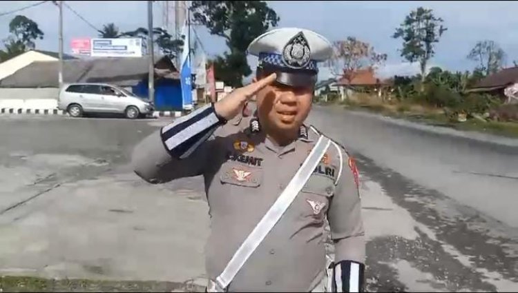 Satlantas Polres Simalungun: Arus Lalu Lintas Menjelang Tahun Baru 2025 Terpantau Lancar