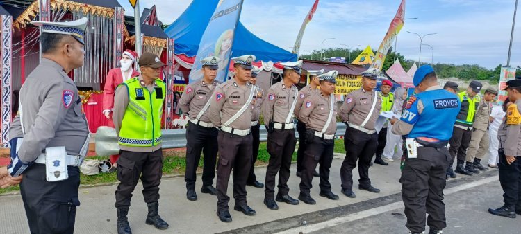 Kabag Ops Polres Simalungun Pimpin Apel Kesiapan Pengamanan Arus Mudik Tahun Baru 2025