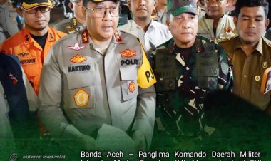 Pangdam Iskandar Muda Bersama Forkopimda tinjau langsung Situasi Malam Pergantian Tahun di Aceh