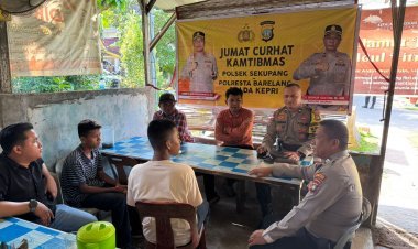 Polsek Sekupang Laksanakan Program Jumat Curhat Kamtibmas Presisi Kapolri di Kecamatan Sekupang