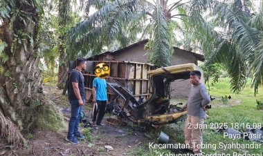 Polsek Tanah Jawa Temukan Mobil Curian di Serdang Bedagai, Evakuasi Terkendala Akses Jalan