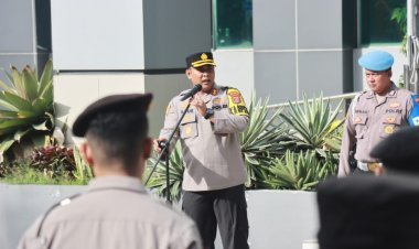 Wakapolresta Tangerang Pimpin Apel Pagi, Tekankan Pelayanan Maksimal kepada Masyarakat