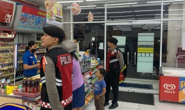 Ciptakan Situasi Tetap Kondusif Personil Sat Samapta Polres Bangli Tingkatkan penggelaran Blue Light dI malam hari