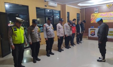 Polsek Cikupa Gelar Apel Cipkon, Antisipasi Geng Motor dan Balap Liar