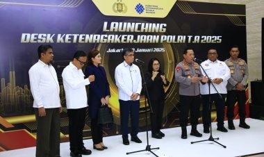 Kapolri Resmikan Desk Ketenagakerjaan Demi Beri Jaminan Perlindungan Kaum Buruh