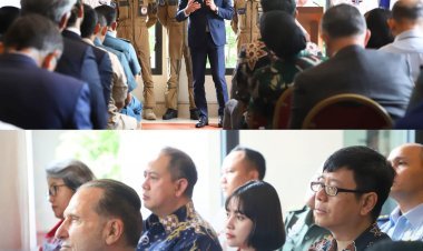 Tenaga Ahli Deputi KSP Hadiri Vicon dengan Komandan Armada Kapal Induk Prancis