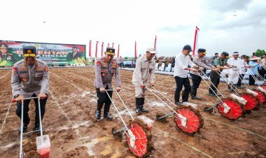 Gerakan 1 Juta Hektare Jagung: Sinergi Polri dan Kementrian Pertanian Wujudkan Swasembada Pangan 2025