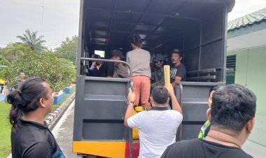 Unit Intel Kodim 0208/Asahan Gerebek Barak Narkoba di Desa Sijawi-Jawi, 19 Orang Diamankan