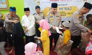 Polsek Tambora Gelar Santunan Anak Yatim dalam Peringatan Isra Miraj Nabi Muhammad SAW 1446 H