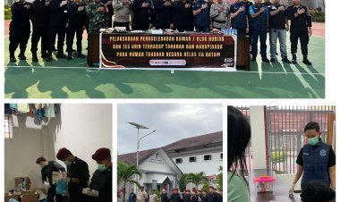 Rutan Batam Perketat Pengamanan, Gelar Razia dan Tes Urin bagi Warga Binaan