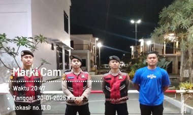 Tingkatkan Keamanan, Sat Samapta Polres Simalungun Gelar Patroli Blue Light