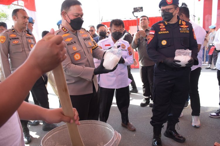 Kepolisian di Sulteng tahun 2024 Selamatkan 321.384 Jiwa Masyarakat dari Bahaya Narkotika