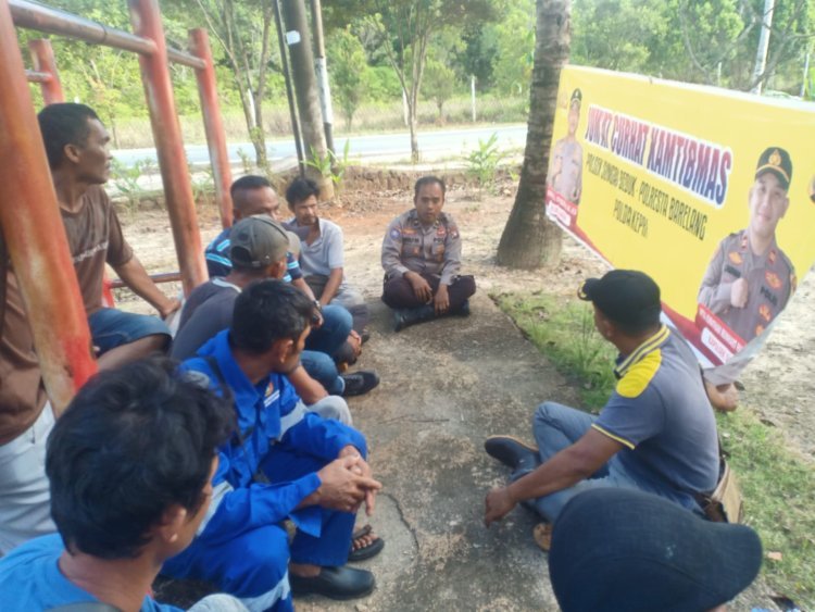Polsek Sungai Beduk Rutin laksanakan Jumat Curhat Kamtibmas Tampung Aspirasi Masyarakat