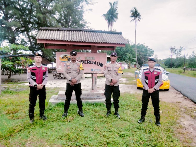 Patroli Sat Samapta Polres Lingga Jaga Keamanan dan Kondusifitas Pasca Berakhir nya Libur Nataru 2024-2025