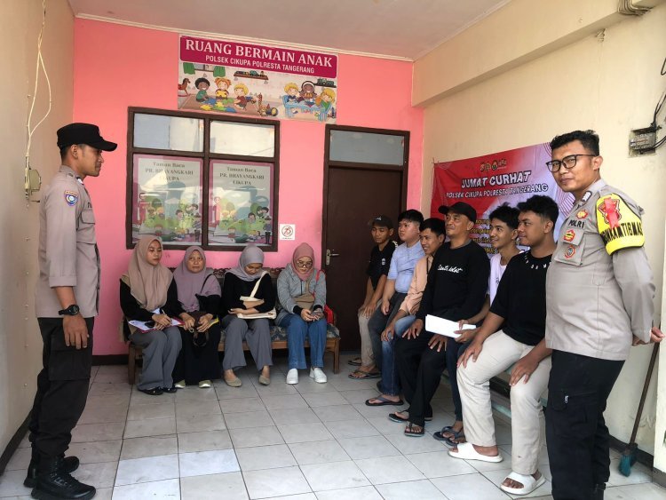 Polsek Cikupa Gelar Kegiatan Jumat Curhat untuk Perkuat Kepercayaan Publik
