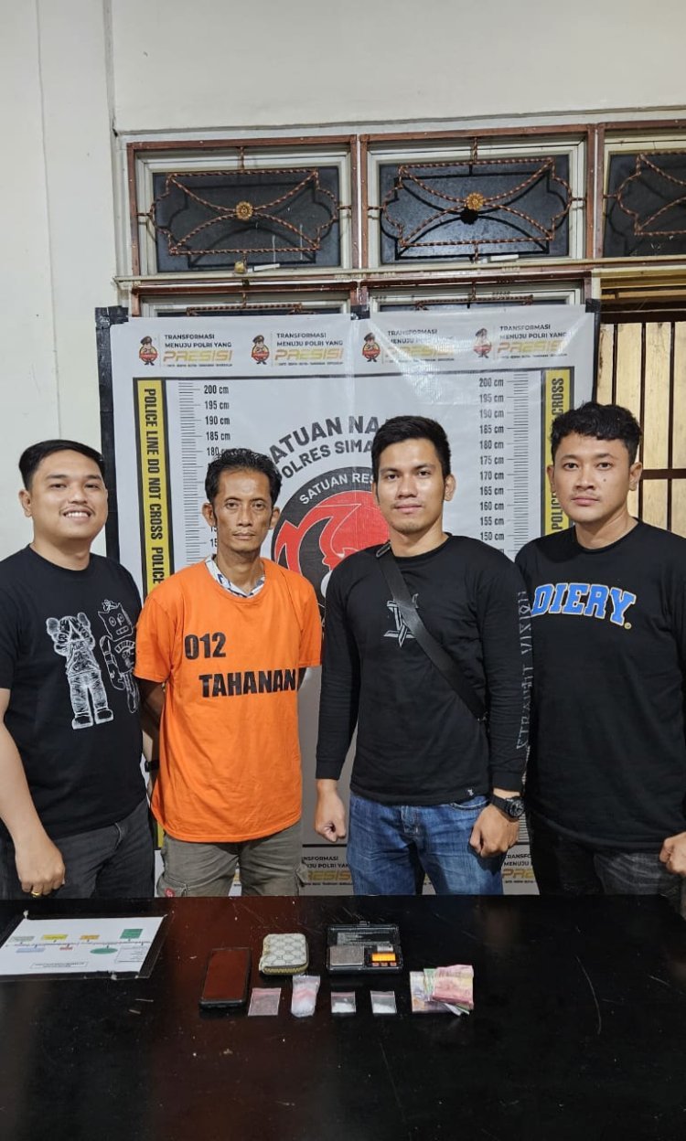 Sat Narkoba Polres Simalungun Tangkap Pengedar Narkoba di Perkebunan Karet