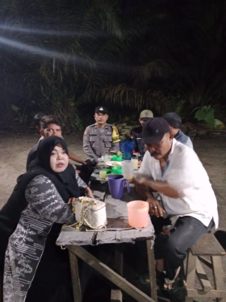 Polsek Bosar Maligas Dampingi Pemeriksaan HIV dan Lakukan Pembinaan Kamtibmas