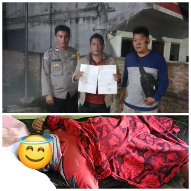 Polsek Dolok Pardamean Evakuasi Seorang Lansia yang Ditemukan Meninggal di Kediamannya