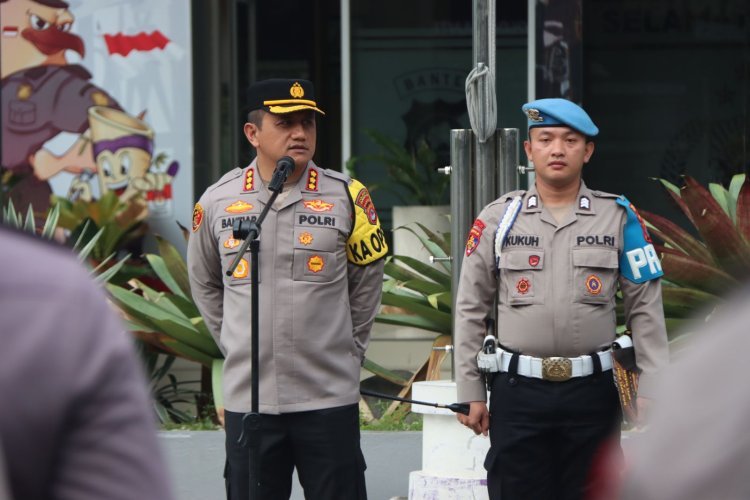 Kapolresta Tangerang Tekankan Dukungan pada Program Ketahanan Pangan dalam Apel Pagi
