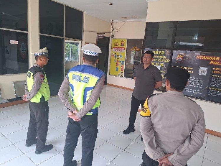 Apel Pagi Personil Polsek Cikupa Berlangsung Lancar