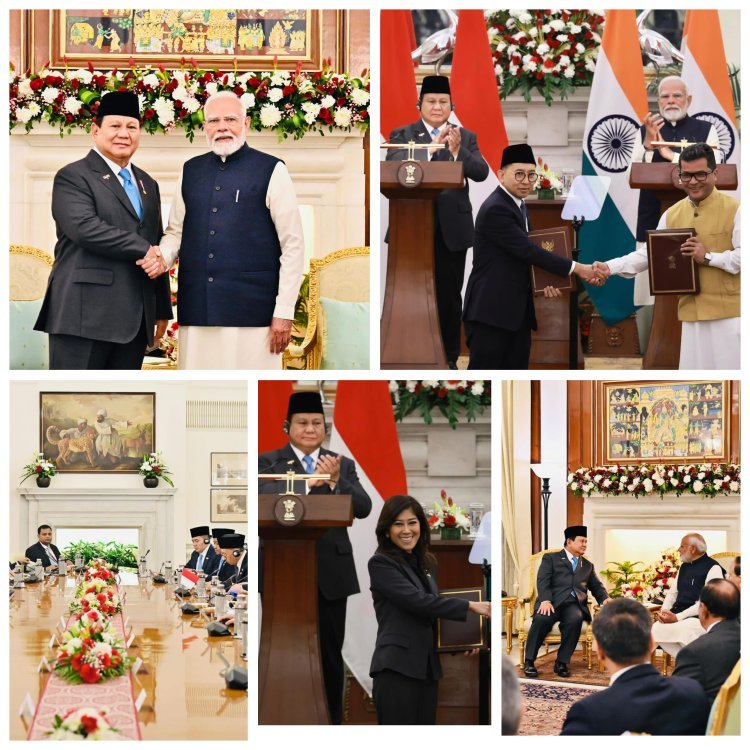 Presiden Prabowo Subianto dan PM Narendra Modi Sepakati Penguatan Kemitraan Strategis di New Delhi