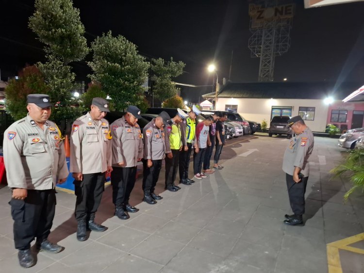 Polsek Cikupa Gelar Apel Ops Cipkon, Antisipasi Gangguan Kamtibmas