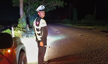Satlantas Polres Simalungun Gelar Patroli Malam Cegah Balap Liar dan Kejahatan Jalanan