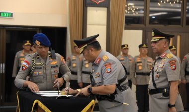 Brigjen Pol. Asep Safrudin Resmi Dilantik Sebagai Kapolda Kepri, Gantikan Irjen Pol. Yan Fitri Halimansyah