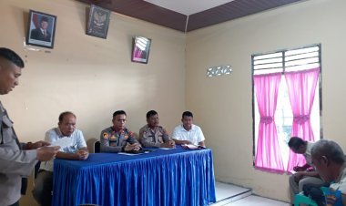 Kapolsek Bosar Maligas Pimpin Anev Bulanan, Tekankan Peran Bhabinkamtibmas dalam Deteksi Dini Gangguan Kamtibmas