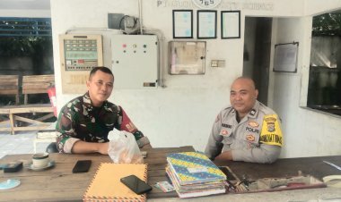 Sinergitas TNI-Polri, Bhabinkamtibmas dan Babinsa Laksanakan Sambang di Kampung Mindi