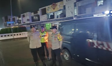 Patroli Malam Ops Cipkon, Polsek Cikupa Gelar Patroli di Sejumlah Titik Rawan