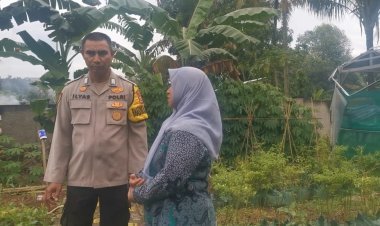 Polsek Cikupa Dukung Ketahanan Pangan Melalui Pemanfaatan Pekarangan