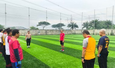 Polsek Cikupa Gelar Apel Pagi dan Olahraga Bersama