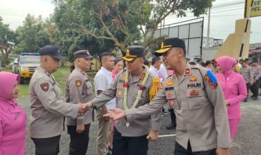Kapolres Simalungun Gelar Kunjungan Kerja dan Beri Arahan di Polsek Tanah Jawa