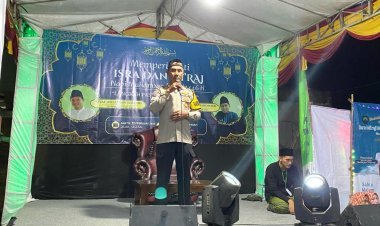 Peringatan Isra Mikraj di Sukamulya, Babinkamtibmas Ajak Warga Jaga Kebersamaan