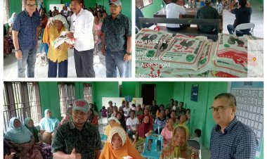 Koperasi Rimo Singkil Sawit Meriah (KRSSM) Berikan Sejumlah Bantuan untuk Masyarakat
