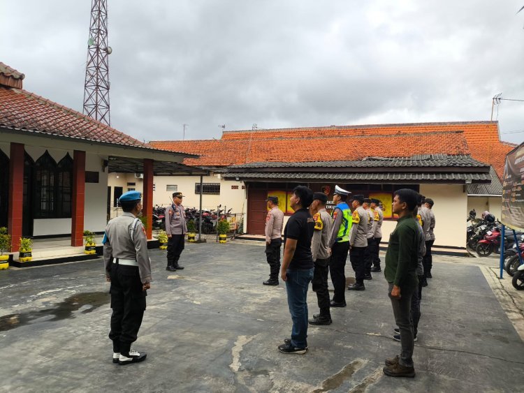 Apel Pagi Polsek Cikupa Berlangsung Tertib dan Aman