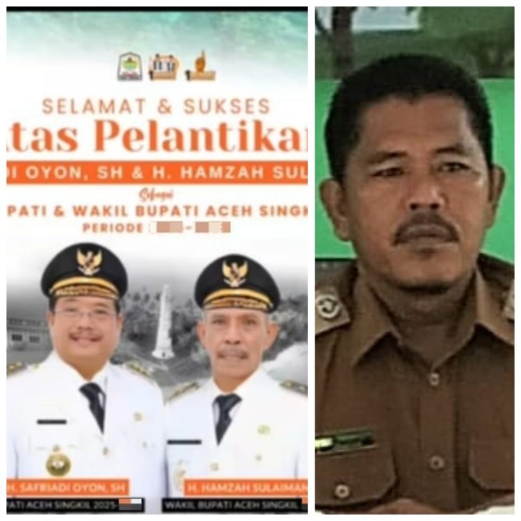Kepala Desa Situbuh-Tubuh Kecamatan Danau Paris Ucapkan Selamat kepada Bupati dan Wakil Bupati Aceh Singkil Periode 2025-2030