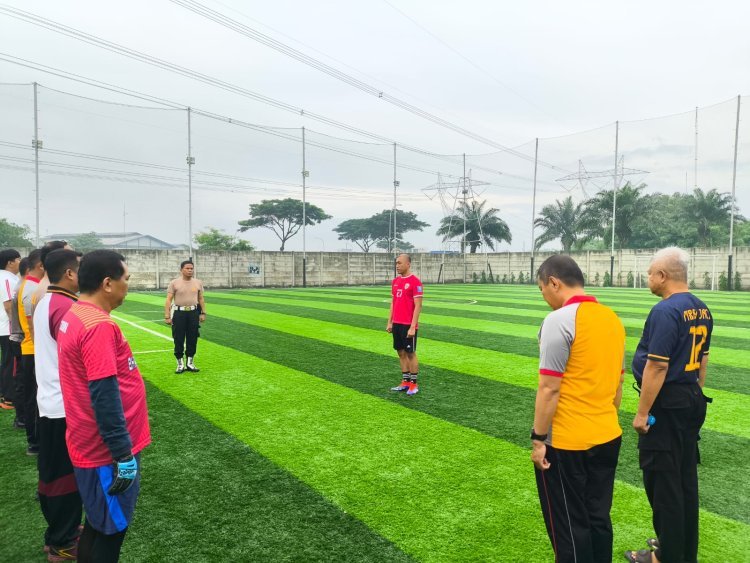 Polsek Cikupa Gelar Apel Pagi dan Olahraga Bersama
