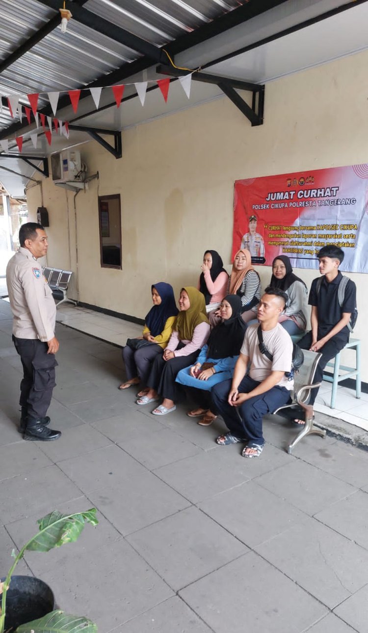 Jumat Curhat Polsek Cikupa: Perkuat Sinergi dan Keamanan Lingkungan