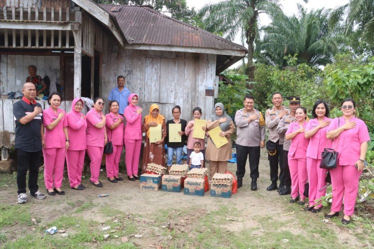 Polres Simalungun Gelar Program Jumat Berkah, Salurkan Bantuan Sosial untuk Warga Kurang Mampu