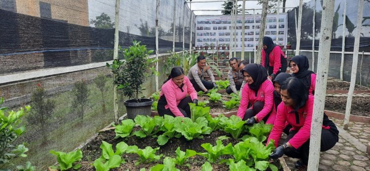 Polres Simalungun Luncurkan Program Pekarangan Pangan Lestari Dukung Ketahanan Pangan
