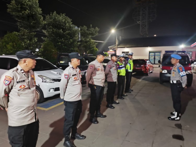 Polsek Cikupa Gelar Apel Ops Cipkon, Perketat Keamanan Wilayah