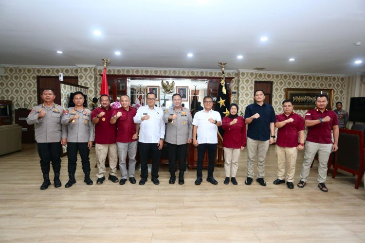 Kakanwil Ditjenpas Kepri dan Ka.UPT se-Kota Batam Jalin Sinergi dengan Kapolda Kepri