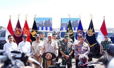 Panglima TNI Terima 650 Unit  Ransus Maung dari Kemhan untuk Perkuat Pertahanan NKRI