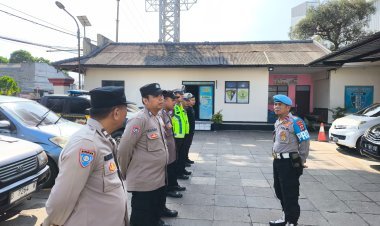 Apel Pagi di Polsek Cikupa Berjalan Lancar, Tahanan dalam Keadaan Aman